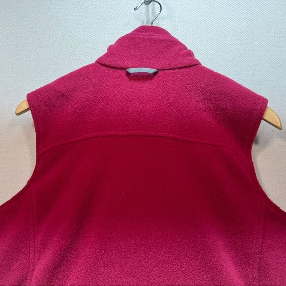 Columbia Women Interchange Fleece Vest Jacket Medium Fuchsia Red - Picture 9 of 10